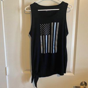 Xersion Black Athletic Tank Top Size Large